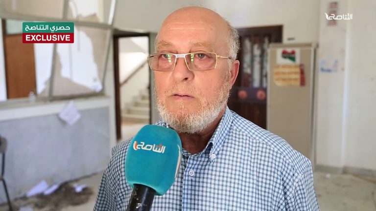 لقاء مع عميد كلية العلوم بجامعة غريان مصطفى خليفة أحمد حول ماتعرضت له الكلية من أضرار منذ اعتداء حفتر على المنطقة الغربية