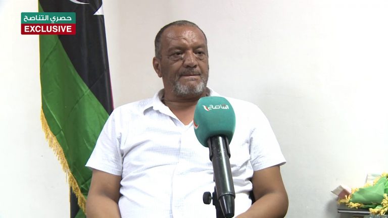 لقاء مع العقيد عبدالحميد التونسي مدير أمن غريان حول مراسم تسليم مديرية أمن غريان لمدير جديد والأوضاع الأمنية بالمدينة