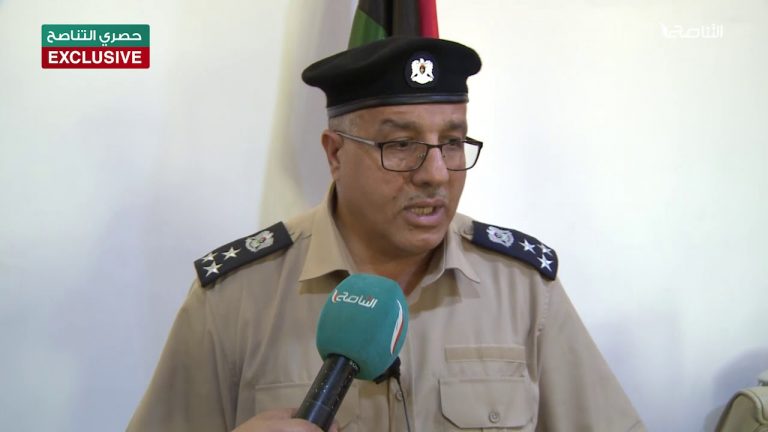 لقاء مع العميد عمر الخذراوي مدير مديرية أمن غريان حول استلامه لمهمته كمدير لمديرية أمن بغريان وحول الأوضاع الأمنية بالمدينة