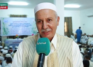 لقاء مع عبدالمجيد صقر مدير إدارة مركز عمربن الخطاب لتحفيظ القرآن الكريم من خلال حفل ختم القرآن لعدد من طلبة وطالبات المركز.