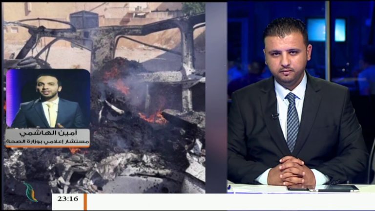 أمين الهاشمي : تعرضت سيارة إسعاف تابعة للطب الميداني لاستهداف مباشر أدى إلى إصابة سائقها إصابات بليغة وهذه ليست المرة الاولى