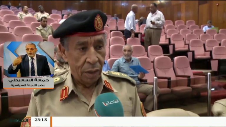 جمعة السعيطي  : حول الندوة التى نظمتها رئاسة الأركان العامة للجيش الليبي وكيفية ضم الثوار واستيعابهم … المزيد في سياق المداخلة