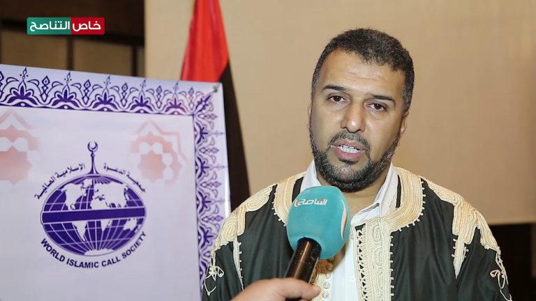 صلاح سالم / رئيس اللجنة التسيرية لجمعية الدعوة الإسلامية: رأينا أن نكرم أوائل طلبة التعليم الديني الثانوي والإعدادي، الذين لم يدرجوا ضمن قائمة الأوائل على مستوى ليبيا ونطالب وزارة التعليم بأن تلتفت للتعليم الديني لكي نواجه به الأفكار الدخيلة التغريبية والأفكار المتطرفة