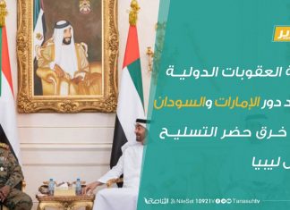 تقرير – لجنة العقوبات الدولية تؤكد دور الإمارات والسودان في خرق حضر التسليح على ليبيا