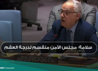 سلامة: مجلس الأمن منقسم لدرجة العقم