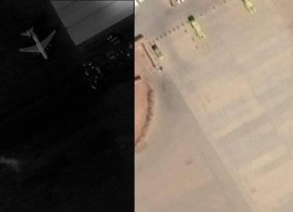 الأقمار الصناعية تظهر وصول طائرات عسكرية إلى قاعدة الخادم بشرق ليبيا