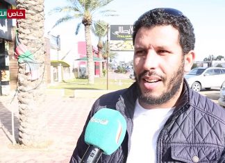 لقاء مع أحد المواطنين بمدينة الزاوية علي خلفية قصف مجرم الحرب