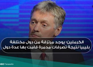 الكرملين: يوجد مرتزقة من دول مختلفة بليبيا نتيجة تصرفات مدمرة قامت بها عدة دول