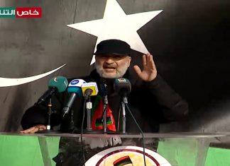 فضيلة الشيخ عبد الرزاق مشيرب من ميدان الشهداء: سبب عدم مجيء وزراء خارجية أوروبا كان سببه المظاهرات التي قامت ليلة قصف الكلية العسكرية في الهضبة