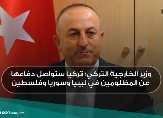 وزير الخارجية التركي: تركيا ستواصل دفاعها عن المظلومين في ليبيا وسوريا وفلسطين