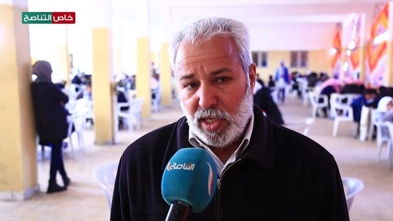 عدسة التناصح | سالم الصنعي/ رئيس اللجنة المنظمة للمسابقة المنهجية على مستوى مدارس تاجوراء: شارك في هذه المسابقة 41 مدرسة وتسابقوا على 8 مواد دراسية، وأشرف على المسابقة مكتب النشاط المدرسي بمراقبة تعليم تاجوراء