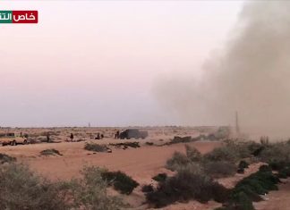 قناة التناصح من خط النار في جبهة سرت، ترصد لكم إطلاق صاروخي لقوات بركان الغضب على مليشيات ومرتزقة مجرم الحرب حفتر | 4-2-2020