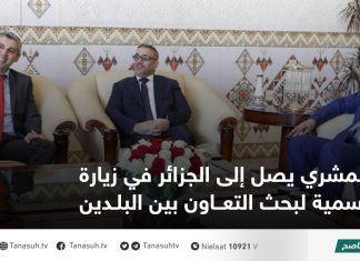 المشري يصل إلى الجزائر في زيارة رسمية لبحث التعاون بين البلدين