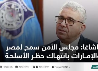 باشاغا: مجلس الأمن سمح لمصر والإمارات بانتهاك حظر الأسلحة