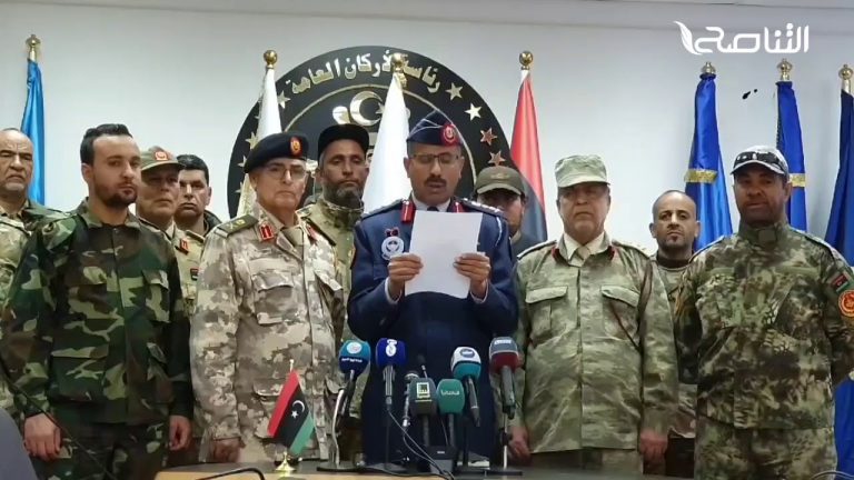 بيان منتسبي الجيش الليبي والقوات المساندة المشاركين في عملية بركان الغضب، بعد مرور عام على عدوان ميليشيات حفتر متعددة الجنسيات على طرابلس