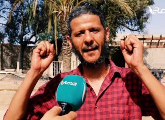 شاهد | مأساة نازحي المبيت الجامعي بعد تعرضهم للقصف من قبل ميليشيات حفتر