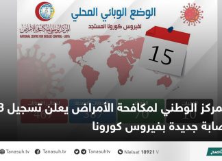 المركز الوطني لمكافحة الأمراض يعلن تسجيل 13 حالة إصابة جديدة بفيروس كورونا