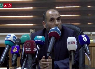 عدسة التناصح | مؤتمر صحفي لرئيس الهيئة العامة للبحث والتعرف على المفقودين كمال سالم أبو بكر للحديث حول مجهودات الهيئة في انتشال الحثامين والمقابر الجماعية بعد تحرير طرابلس