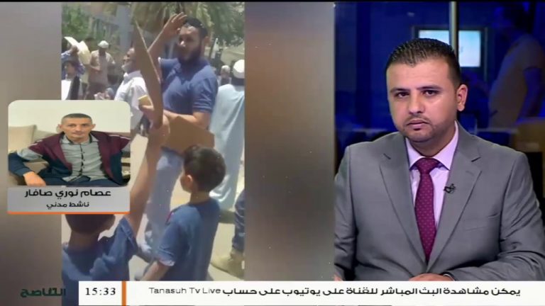 عصام صافار – ناشط مدني – استطاع بعض المحتجين مقابلة النائب العام ووعدهم بعرض جميع المعتقلين على النيابة