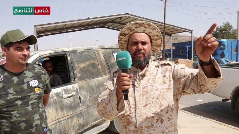 قوات بركان الغصب من بوابة فم ملغة بعد توغل الجيش الليبي إلى داخل الحدود الإدارية لمدينة ترهونة – 04 – 06 – 2020