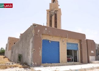 شاهد- الدمار الذي خلفته مليشيات مجرم الحرب حفتر في بيوت الله جنوب طرابلس – 04 – 06 – 2020