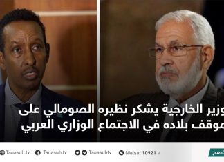 وزير الخارجية يشكر نظيره الصومالي على موقف بلاده في الاجتماع الوزاري العربي