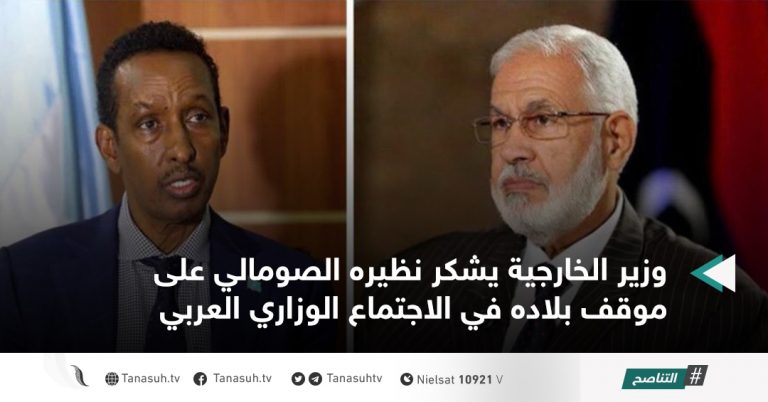 وزير الخارجية يشكر نظيره الصومالي على موقف بلاده في الاجتماع الوزاري العربي