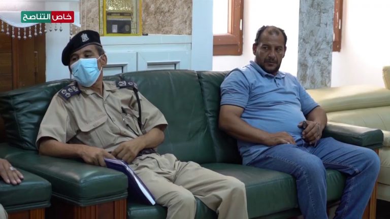 الاجتماع الموسع بين رئيس المجلس التسييري بمدينة ترهونة ومدير مديرية أمن ترهونة ورئيس جامعة الزيتونة وعدد من الضباط والمسؤولين الأمنيين بمديرية الأمن