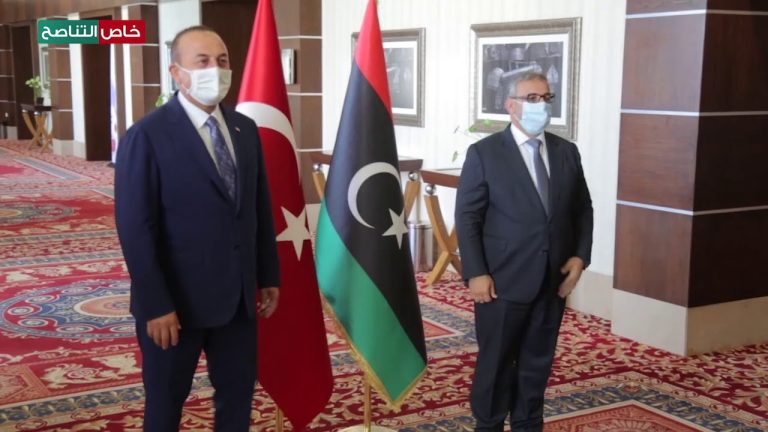 رئيس المجلس الأعلى للدولة خالد المشري يستقبل وزير الخارجية التركي مولود تشاووش أوغلو بالعاصمة طرابلس