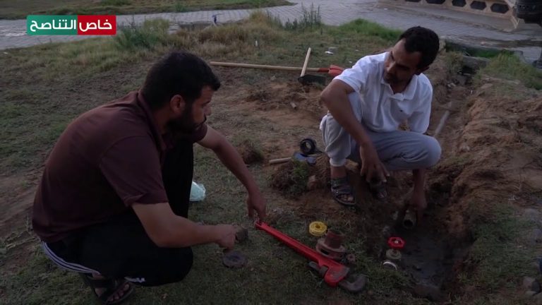 عدسة التناصح – حملة نظافة وصيانة للحدائق بمدينة ترهونة