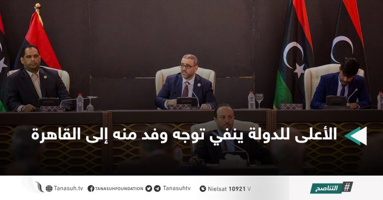 الأعلى للدولة ينفي توجه وفد منه إلى القاهرة