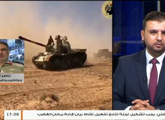 ناصر القايد – مدير إدارة التوجيه المعنوي بالجيش الليبي – حول خرق ميليشيات حفتر لوقف إطلاق النار واستهداف الجيش بأربعة صواريخ غرب سرت | 15 – 10 – 2020