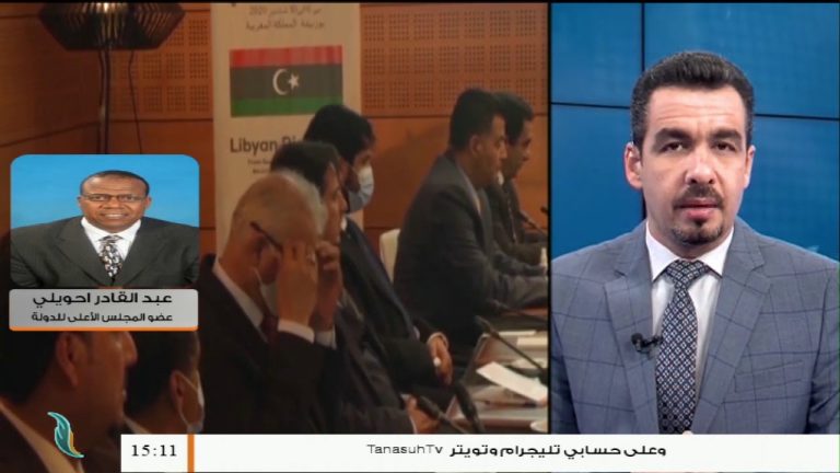 عبدالقادر احويلي/ عضو المجلس الأعلى للدولة: حسب الاتفاق بين مجلس الدولة والنواب لن يتم إجراء انتخابات إلا بعد إقرار دستور دائم |  16 – 10 – 2020