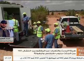 عبد العزيز الجعفري: حول المقابر الجماعية التي اكتشفت بترهونة، المزيد في سياق المداخلة – 18 – 10 – 2020