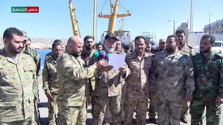 عدسة التناصح – بيان منتسبي حرس السواحل الليبية نقطة مصفاة الزاوية اليوم الخميس يطالبون فيه “السراج” بمتابعة قضية النقيب عبد الرحمن ميلاد