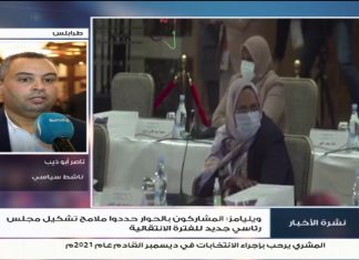 ناصر أبوذيب – ناشط ومحلل سياسي – لا وجود لضامن عدم تكرار مجرم الحرب حفتر هجومه على العاصمة كما حدث قبيل مؤتمر غدامس | 14 – 11 – 2020