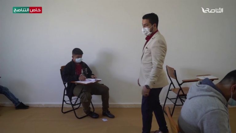 شاهد | جانبا من جولة تفقدية لمسؤول ملف التعليم بالمجلس التسييري ترهونة رفقة مدير مراقبة التعليم بالبلدية لعدد من مواقع إجراء امتحانات الشهادة الثانوية بمدينة ترهونة صباح اليوم الثلاثاء