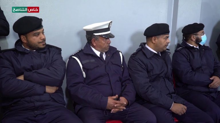 عدسة التناصح | افتتاح مركز شرطة ومكتب البحث الجنائي وقسم المرور والتراخيص بمحلة سيدي الصيد بمدينة ترهونة