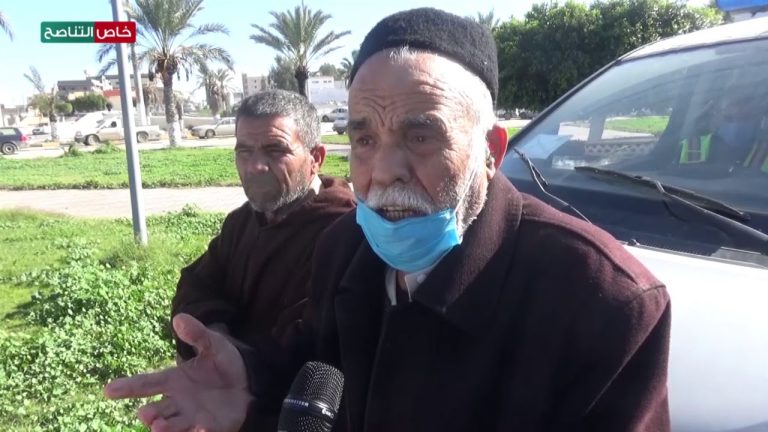 عدسة التناصح – وقفة احتجاجية لذوي الاحتياجات الخاصة بمدينة ترهونة للمطالبة بحقوقهم التي وصفوها بـالمهضومة من قبل الجهات المعنية بالدولة