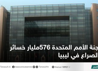 لجنة الأمم المتحدة 576مليار خسائر الصراع في ليبيا