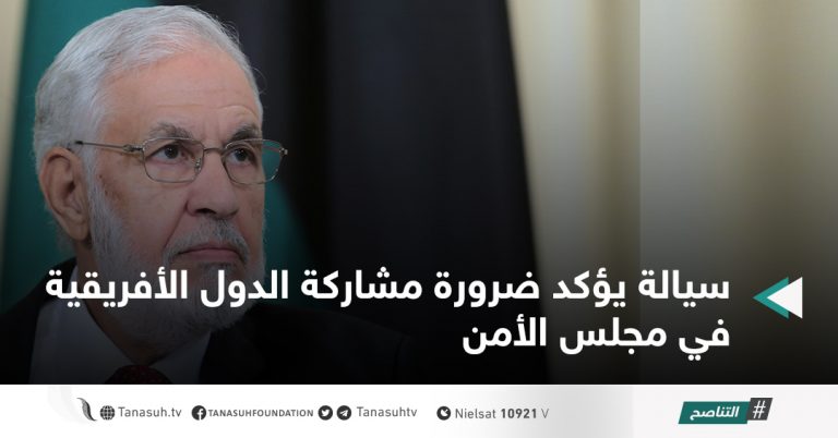 سيالة يؤكد ضرورة مشاركة الدول الأفريقية في مجلس الأمن