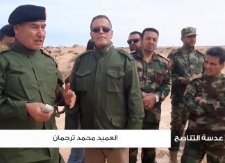 شاهد | كلمة للعميد إبراهيم بيت المال والعميد محمد ترجمان تليها عملية إعدام لعدد من الألغام التي زرعتها ميليشيات حفتر على الطريق الساحلي