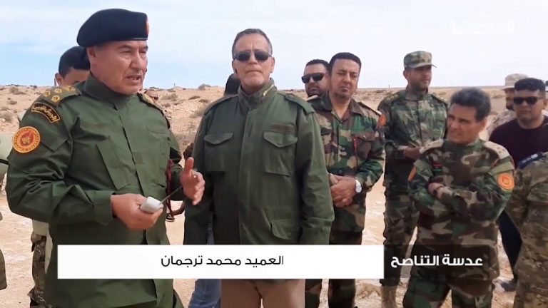 شاهد | كلمة للعميد إبراهيم بيت المال والعميد محمد ترجمان تليها عملية إعدام لعدد من الألغام التي زرعتها ميليشيات حفتر على الطريق الساحلي