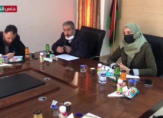 عدسة التناصح | جانب من الاجتماع التقابلي الثاني للجان والفرق المتخصصة بمكافحة كورونا ببلدية ترهونة والخمس وبحضور رئيس المجلس التسييري لبلدية ترهونة محمد الكشر