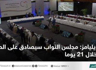 ويليامز: مجلس النواب سيصادق على الحكومة خلال 21 يوما