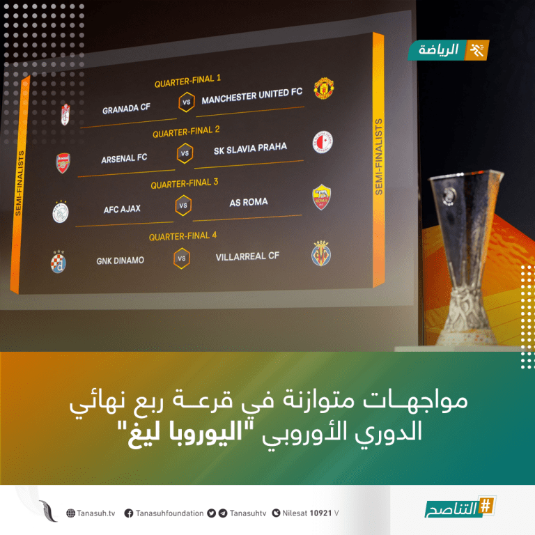 مواجهات متوازنة في قرعة ربع نهائي الدوري الأوروبي “اليوروبا ليغ”