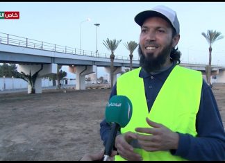 أنس بلغيث: العمل التطوعي باسم الزاوية بيتي، حيث قامت فرقة الإسناد الأولى ومتطوعون شباب تحت إشراف البحث الجنائي بهذه الحملة، ونود شكر كل أهالي الزاوية، ونطلب منهم التعاون معنا