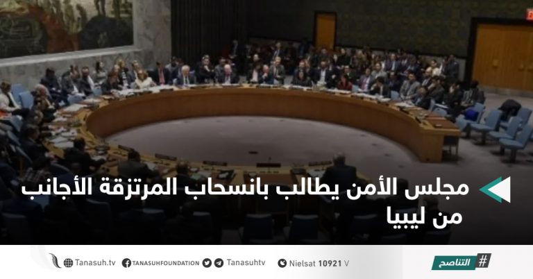 مجلس الأمن يطالب بانسحاب المرتزقة الأجانب من ليبيا