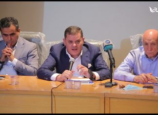 عدسة التناصح | رئيس الحكومة عبد الحميد الدبيبة في اجتماعه مع نواب وأعيان تاجوراء: “أدعو الجميع لتلقي علاج كورونا حماية لنا ولأبنائنا وأحبابنا”