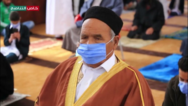 عدسة التناصح ترصد جانبا من افتتاح مسجد الإمام نافع المدني بـ منطقة عين زارة في طرابلس